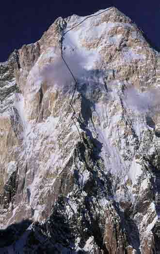 
Gasherbrum IV First Ascent West Face Central Spur Route - American Alpine Journal 1998
